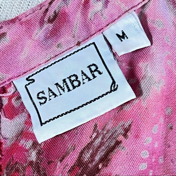 Sandbar Batik Maxi Dress With High Slit In Front & Built In Skirt Beneat… - Picture 12 of 13